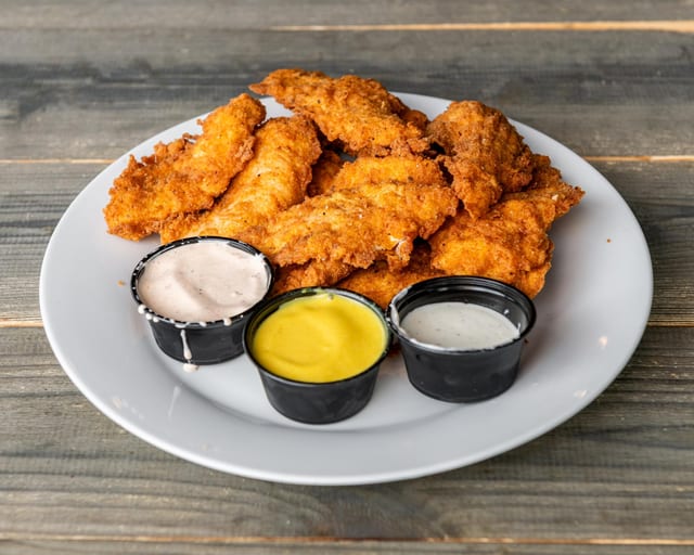 Hand-Breaded Chicken Tenders.