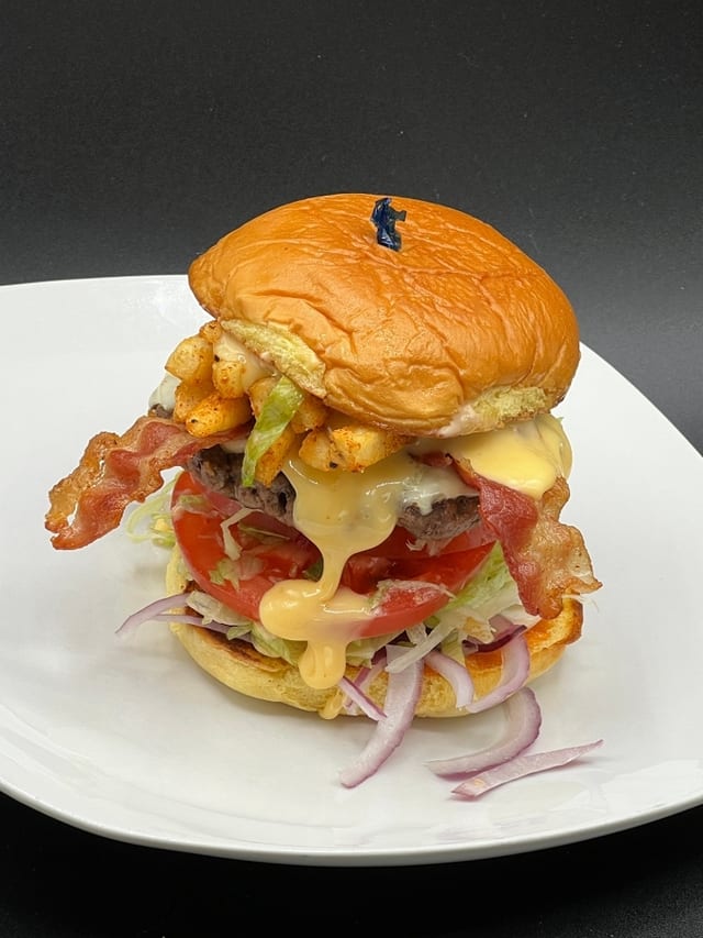 Salty Cow Burger.